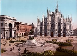 Italia, Milano. Piazza del Duomo.