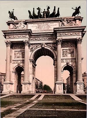 Milano. Arco della Pace e del Sempione.