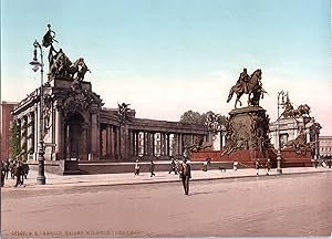 Deutschland, Berlin. Kaiser Wilhelm I.- Denkmal. Totalansicht.