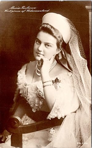Maria Pavlovna de Russie, Hertiginnan of Södermanland