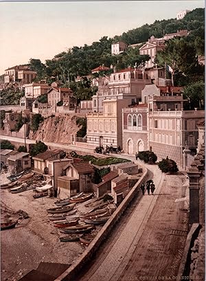 France, Marseille. Chemin de la Corniche