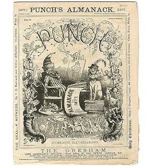 Image du vendeur pour Punch's Almanack. 1877. mis en vente par Jarndyce, The 19th Century Booksellers