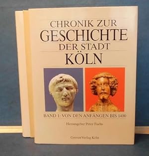 Bild des Verkufers fr Chronik zur Geschichte der Stadt Kln Band 1: Von den Anfngen bis 1400 Band 2: Von 1400 bis zur Gegenwart zum Verkauf von Eugen Kpper