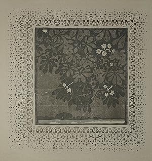 Bild des Verkufers fr Farbholzschnitt "Die Frucht" aus Ver Sacrum 1903, 25 x 24,5 cm (Blattgr.) zum Verkauf von Antiquariat Johannes Mller