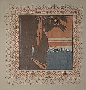 Farbholzschnitt "Die Erfüllung" aus Ver Sacrum 1903, 25 x 24,5 cm (Blattgr.)