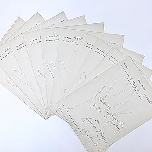 Collection of Signed Hand Tracings