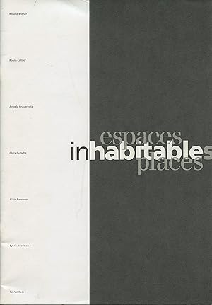 Image du vendeur pour in habitable places; espaces (in)habitables mis en vente par Attic Books (ABAC, ILAB)