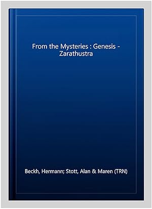 Immagine del venditore per From the Mysteries : Genesis - Zarathustra venduto da GreatBookPricesUK