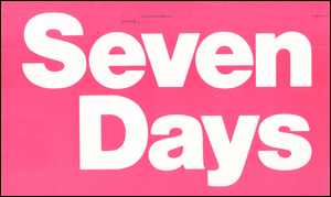 Imagen del vendedor de Seven Days a la venta por Specific Object / David Platzker