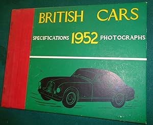 British Cars. Specifications & Photographs 1952.