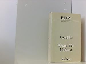 Bild des Verkufers fr Faust. Urfaust - Faust I und II - Paralipomena - Goethe ber "Faust". Mit einem Nachwort von Walter Dietze. Text und Anmerkungen nach Goethe, Berliner Ausgabe, Band 8 (Bearbeiter Gotthard Erler). zum Verkauf von Book Broker