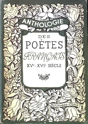 Seller image for Anthologie des Poetes Francais. for sale by books4less (Versandantiquariat Petra Gros GmbH & Co. KG)