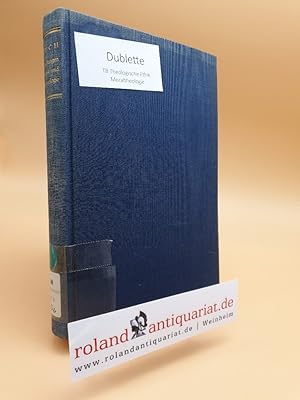 Bild des Verkufers fr Abhandlungen aus Ethik und Moraltheologie zum Verkauf von Roland Antiquariat UG haftungsbeschrnkt