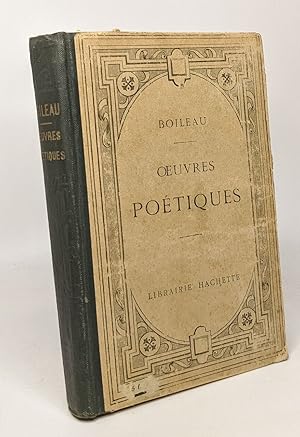 Image du vendeur pour Oeuvres potiques - prcdes d'une notcie biographique et littraire et accompagnes de notes par F. Brunetire mis en vente par crealivres