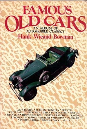 Seller image for Famous Old Cars (Arco Automobile Library) for sale by Adelaide Booksellers