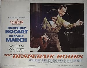 Bild des Verkufers fr The Desperate Hours Lobby Card #5 1955 Humphrey Bogart, Fredric March zum Verkauf von AcornBooksNH