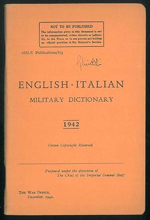 English - Italian military dictionary
