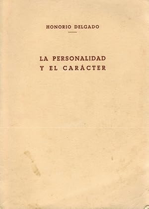 Seller image for Personalidad y el carcter, La. for sale by La Librera, Iberoamerikan. Buchhandlung