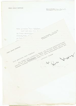 Immagine del venditore per 6 ms. Briefe mit eigenh. Unterschrift. venduto da Kotte Autographs GmbH