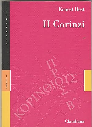 Immagine del venditore per II Corinzi. Collana Strumenti. Edizione italiana a cura di Carlo Malerba. venduto da Libreria Gull