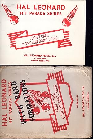 Seller image for I Don't care if the Sun Don't Shine" with Band Formations (Hal Leonard Hit Parade Series) for sale by Dorley House Books, Inc.
