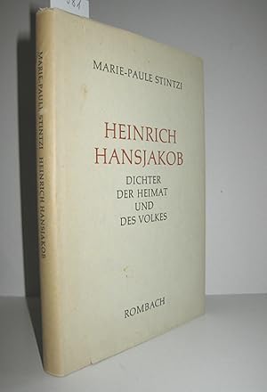 Bild des Verkufers fr Heinrich Hansjakob (Dichter der Heimat und des Volkes) zum Verkauf von Antiquariat Zinnober