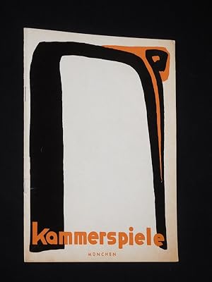 Imagen del vendedor de Programmheft 3 Mnchner Kammerspiele 1967/68. DIE WIEDERTUFER von Friedrich Drrenmatt. Insz.: Hans Schweikart, Bhnenbild/ Kostme: Jrgen Rose, Musik: Peter Fischer. Mit Heinz Baumann, Emil Markgraber, Mathias Wieman, Karl Striebeck, Christiane Bruhn, Maria Singer, Edith Volkmann, Hans Herrmann Schaufu, Klaus Lwitsch a la venta por Fast alles Theater! Antiquariat fr die darstellenden Knste