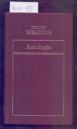 Seller image for ANTOLOGIA DE TEXTOS BIBLICOS for sale by Libreria 7 Soles
