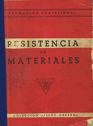 Seller image for RESISTENCIA DE MATERIALES for sale by Librera Torren de Rueda