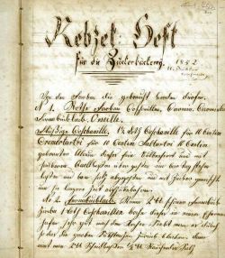 Rezebtheft für die Zuckerbäckerei. 80 Rezepte. Handschriftliches Manuskript in deutscher Kurrents...