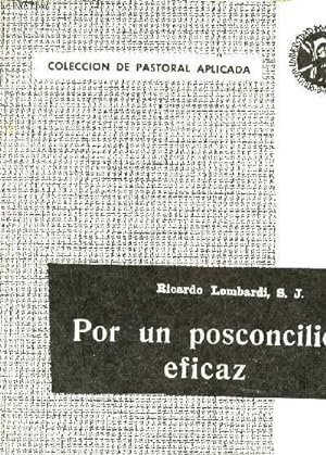 Seller image for Por un posconcilio eficaz - Coleccion de pastoral aplicada. for sale by Le-Livre