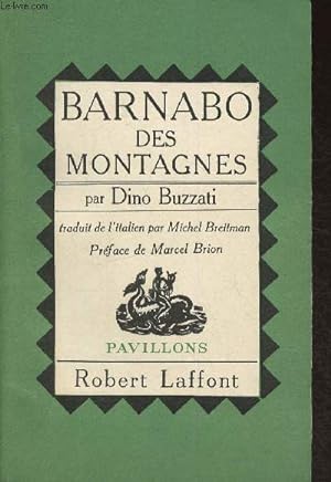 Image du vendeur pour Barnabo des montagnes (Collection "Pavillons") mis en vente par Le-Livre