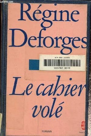 Imagen del vendedor de Le cahier vol a la venta por Le-Livre