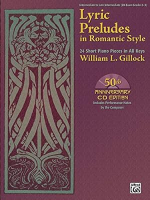 Seller image for Lyric Preludes in Romantic Style: 24 Short Piano Pieces in All Keys, Book & CD [Soft Cover ] for sale by booksXpress