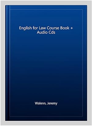 Imagen del vendedor de English for Law Course Book + Audio Cds a la venta por GreatBookPricesUK