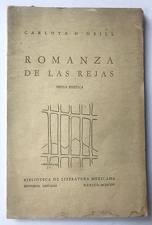 Imagen del vendedor de Romanza De Las Rejas, Prosa Poetica a la venta por Librera Urbe