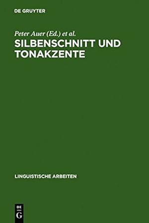 Seller image for Silbenschnitt und Tonakzente (Linguistische Arbeiten) (German Edition) [Hardcover ] for sale by booksXpress