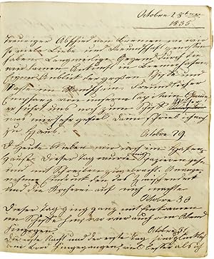 Manuscript Travel Journal of Mr. and Mrs. Garlichs, Founders of the First Church in Femme Osage, ...