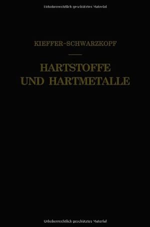 Imagen del vendedor de Hartstoffe und Hartmetalle (German Edition) by Kieffer, Richard, Schwarzkopf, Paul [Paperback ] a la venta por booksXpress