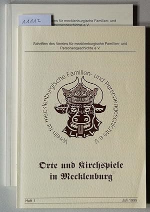 Schriften der Vereins für mecklenburgische Familien- und Personengeschichte. (2 Hefte)