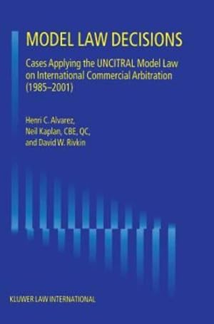 Seller image for Model Law Decisions [Hardcover ] for sale by booksXpress