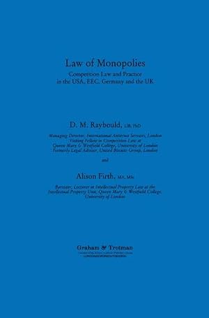 Seller image for Law of Monopolies [Hardcover ] for sale by booksXpress