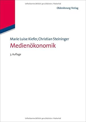 Seller image for Medienokonomik (German Edition) (Lehr- und Handb¼cher der Kommunikationswissenschaft) by Kiefer, Marie Luise [Paperback ] for sale by booksXpress