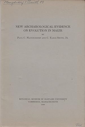 Imagen del vendedor de New Archaeological Evidence on Evolution in Maize by Mangelsdorf, Paul C. and Smith, C. Earl Jr. a la venta por Robinson Street Books, IOBA