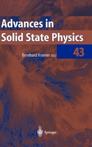 Seller image for Advances in Solid State Physics [Hardcover ] for sale by booksXpress