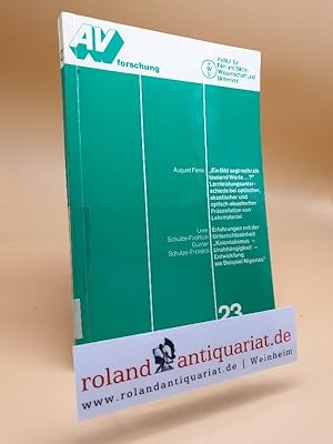 Bild des Verkufers fr Ein Bild sagt mehr als tausend Worte.? Lernleistungsunterschiede bei optischer, akustischer und optisch-akustischer Prsentation von Lehrmaterial / Erfahrungen mit der Unterrichtseinheit Kolonialismus - Unabhngigkeit - Entwicklung am Beispiel Nigerias Audiovisuelle Unterrichtsmethoden in der erziehungswissenschaftlichen Forschung zum Verkauf von Roland Antiquariat UG haftungsbeschrnkt