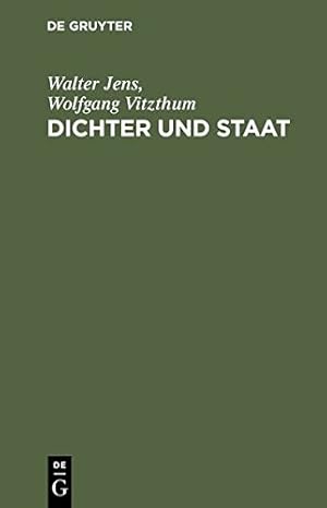 Bild des Verkufers fr Dichter und Staat (German Edition) [Hardcover ] zum Verkauf von booksXpress