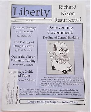 Seller image for Liberty Vol. 10 No. 6 (July 1997) (Libertarian Magazine) for sale by Bloomsbury Books