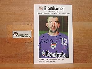 Seller image for Original Autogramm Andreas Thiel Handball /// Autogramm Autograph signiert signed signee for sale by Antiquariat im Kaiserviertel | Wimbauer Buchversand