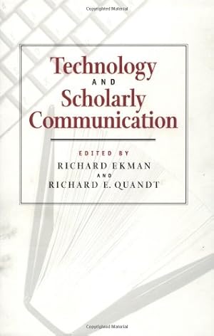 Seller image for Technology and Scholarly Communication [Paperback ] for sale by booksXpress
